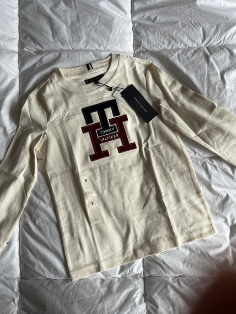 Remera beige TH | Tommy Hilfiger #K014