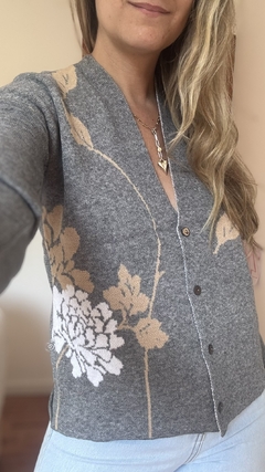 Cardigan Hanoi Gris - comprar online