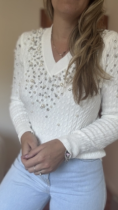 Sweater Barcelona Blanco IMPORTADO - comprar online