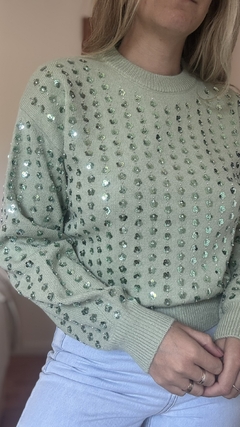 Sweater Granada Verde IMPORTADO - Catalina Indumentaria