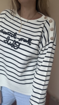 Sweater Mali IMPORTADO Blanco - tienda online