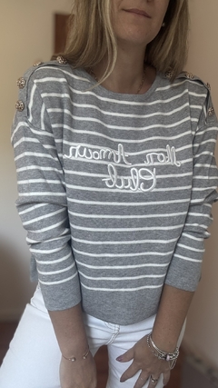 Sweater Mali IMPORTADO Gris en internet