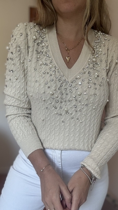 Sweater Barcelona Beige IMPORTADO - comprar online