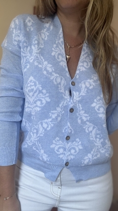 Cardigan Sinaloa Celeste en internet