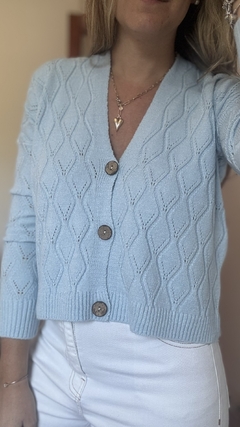 Cardigan Taipei Celeste en internet