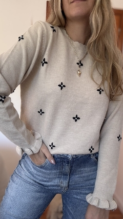 Sweater Rio beige IMPORTADO - Catalina Indumentaria