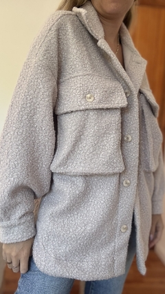 Camisaco Corderito Beige en internet