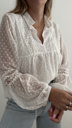 Blusa Allegra Blanca - tienda online