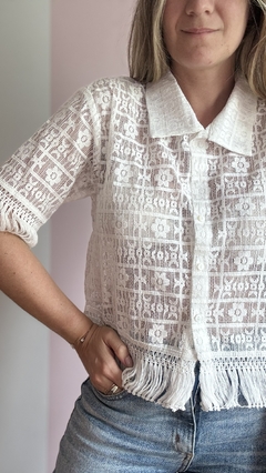 Camisa Karen Blanca IMPORTADA en internet
