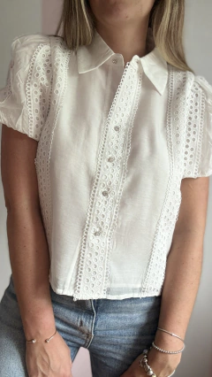 Camisa Nila Blanca IMPORTADA - comprar online
