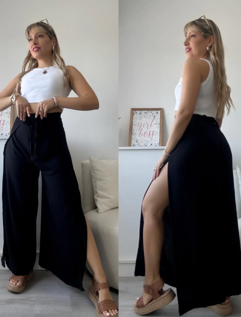 PANTALON ENVOLVENTE LISO EN CEY ELASTIZADO TRE - comprar online