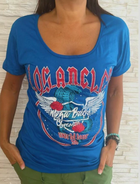 REMERAS ESTAMPA ANGELES EN JERSEY DE ALGODON - comprar online