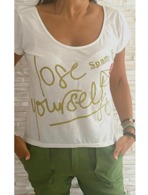 REMERA ESTAMPA LOSE EN JERSEY DE ALGODON - comprar online