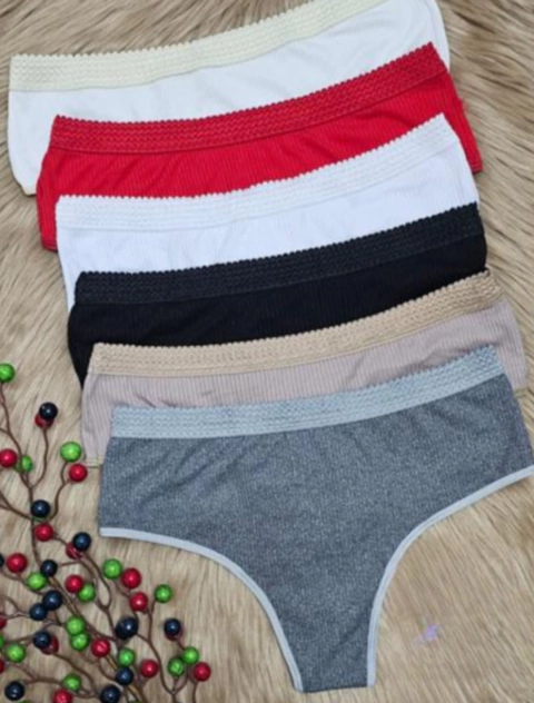 PACK X3 BOMBACHAS CULOTTE ESPECIAL LESS CON ELASTICO DE MORLEY - comprar online