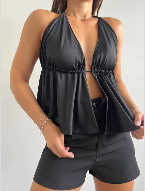 MUSCULOSA MARGA EN MICROFIBRA CON LYCRA RJ - comprar online