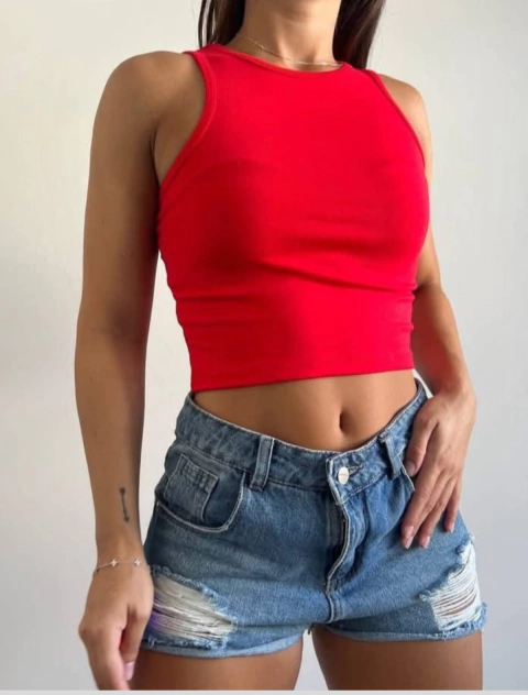 MUSCULOSA DENIS EN TAYLOR CON LYCRA RJ - comprar online