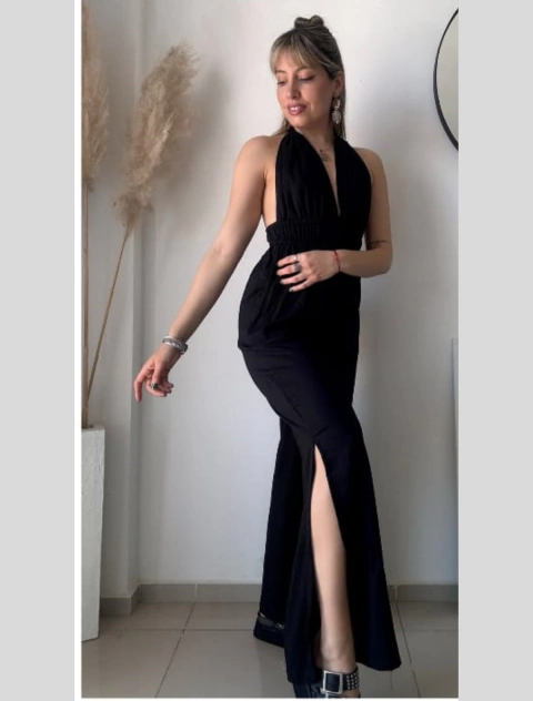 MONO LARGO JULIETA LISO EN POPLIN PA - comprar online