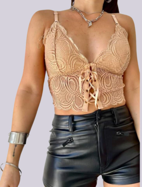 TOP KAREN DE ENCAJE SHA - comprar online