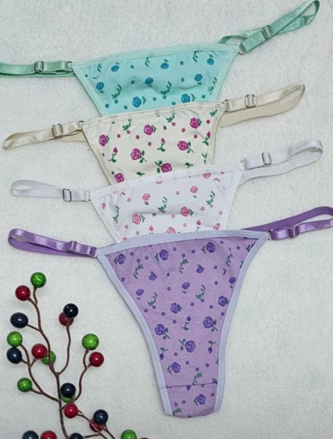 PACK X3 BOMBACHAS LESS REGULABLE EN ALGODON CON LYCRA ESTAMP