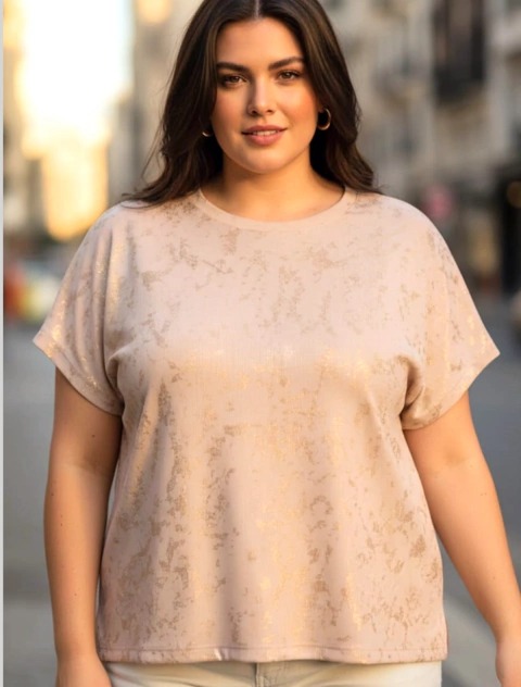 REMERON EN MORLEY CON BRILLOS ESTAMPADA (1783) - comprar online