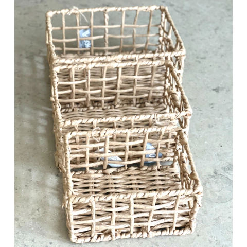 ORGANIZADOR DE FIBRA CALADO - RECTANGULAR