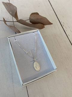 Medalla Milagrosa pulida + cadena (plata) - comprar online