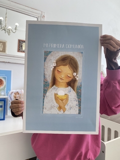 Cartel Comunión Estampitas VB (varios diseños) - tienda online