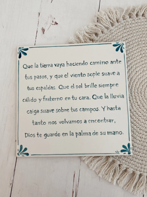 Azulejo oración irlandesa