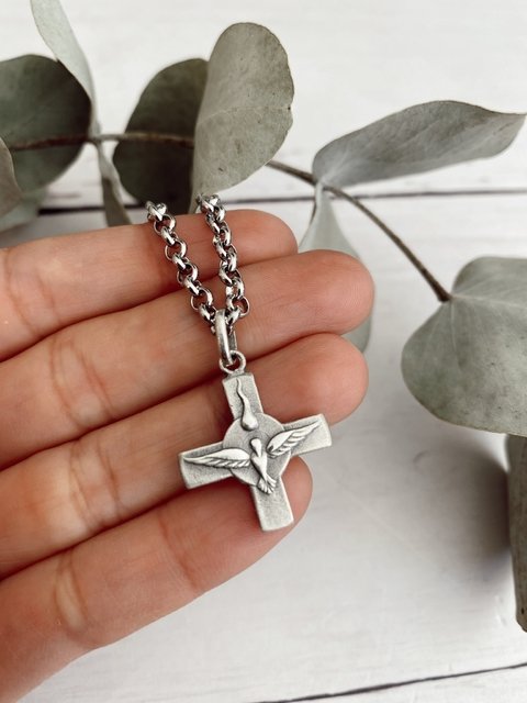 Cruz Espíritu Santo (plata)