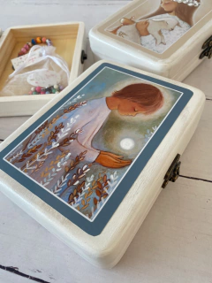 Caja de recuerdos de madera - comprar online