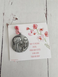 Medallón Comunión para colgar en internet