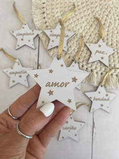 Adorno estrella frase x2
