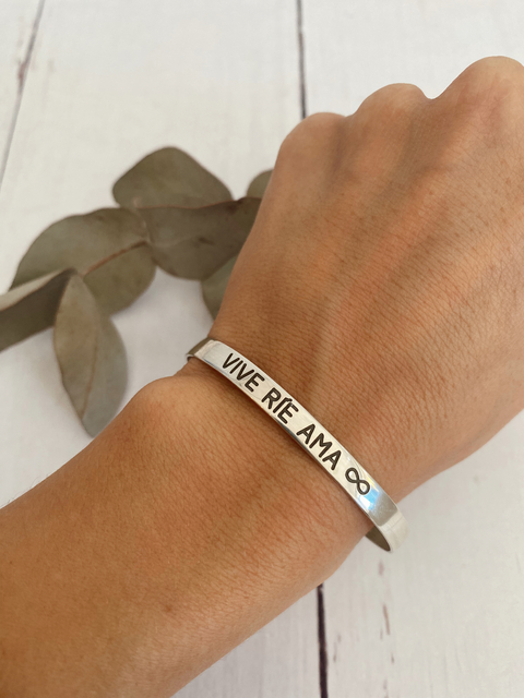 Esclava personalizada (plata) - comprar online