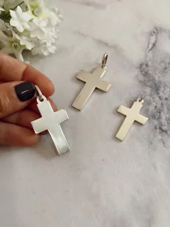 Imagen de Cruz Lisa (plata)