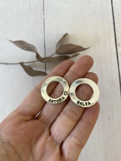 Arandela personalizada (plata) - comprar online