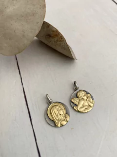 Medallas plata y oro (Virgen niña / Angelito) - comprar online