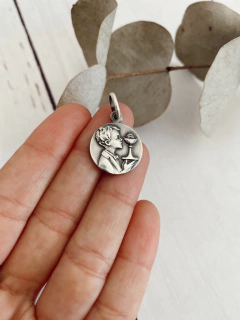 Medalla primera comunión (plata) - tienda online