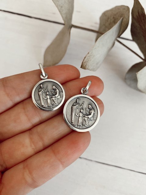 Medalla Sagrada Familia (plata) - comprar online