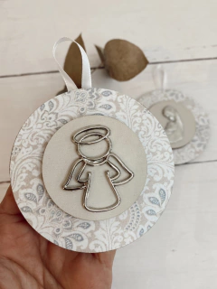 Cuneros circulares con medalla (crudo) - Manantial de Luz