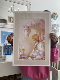 Cartel Comunión Estampitas VB (varios diseños)