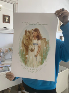 Cartel Comunión Estampitas VB (varios diseños) - Manantial de Luz