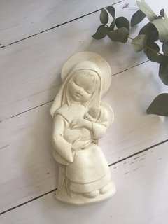 Imagen Virgen con el niño (yeso) II