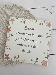 Azulejo Señor Bendice 1