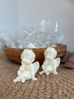Souvenir angelito vela molde (X5) - Manantial de Luz