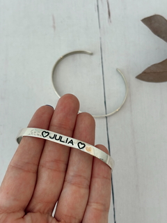 Esclava personalizada (plata) - tienda online