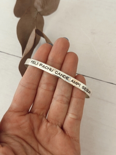 Esclava personalizada (plata) - Manantial de Luz