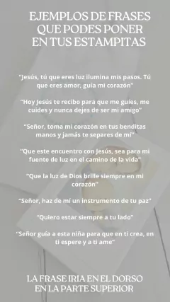 Estampitas O15 (X10) - Manantial de Luz