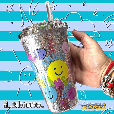 VASO SMILE CON SORBETE