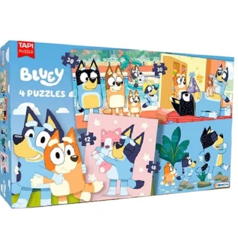 BLUEY PUZZLE x4 30/30/18/12