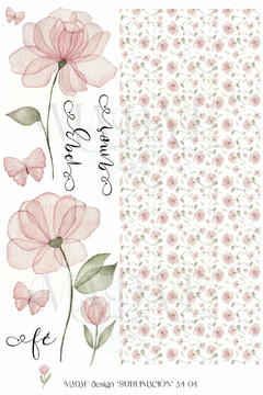 Lamina para sublimar da artesanias A4 Cod 04 - comprar online
